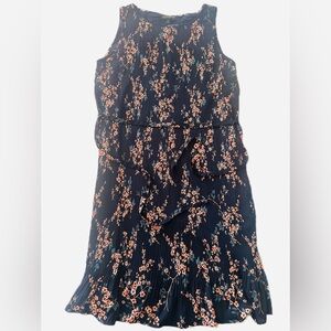 Banana Republic Floral Pleated Dress